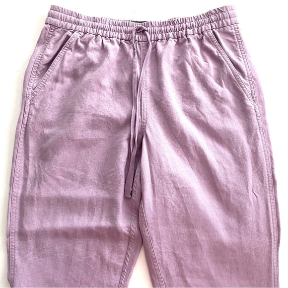 J. Crew Purple Sweatpants Elastic Cuffs Relaxed Fit - Picture 4 of 13